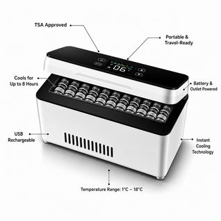 Glacier Vault- Touch Screen Peptide Cooler