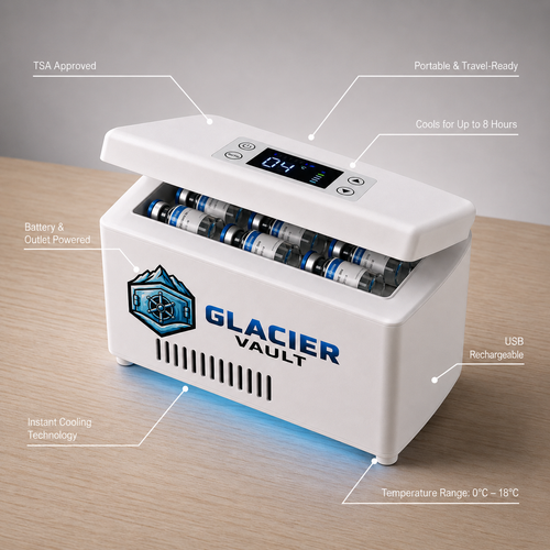 Glacier Vault Peptide Fridge