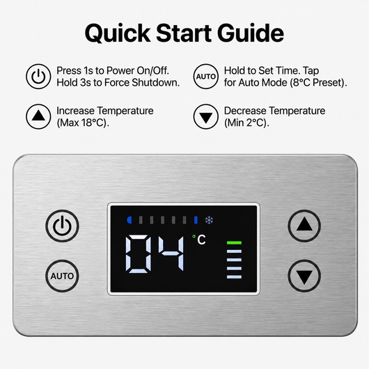 Glacier Vault Peptide Fridge